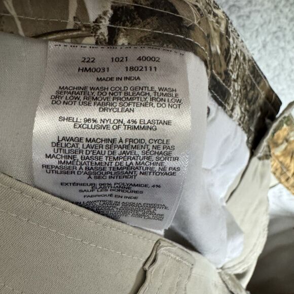 Columbia Pants Mens 40x30 Beige PHG Bucktail II Hunting Performance Pockets - Picture 10 of 11